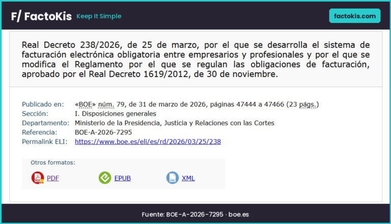 Lee más sobre el artículo Ya está en el BOE: la Factura Electrónica B2B es oficial. Esto es lo que cambia para ti.