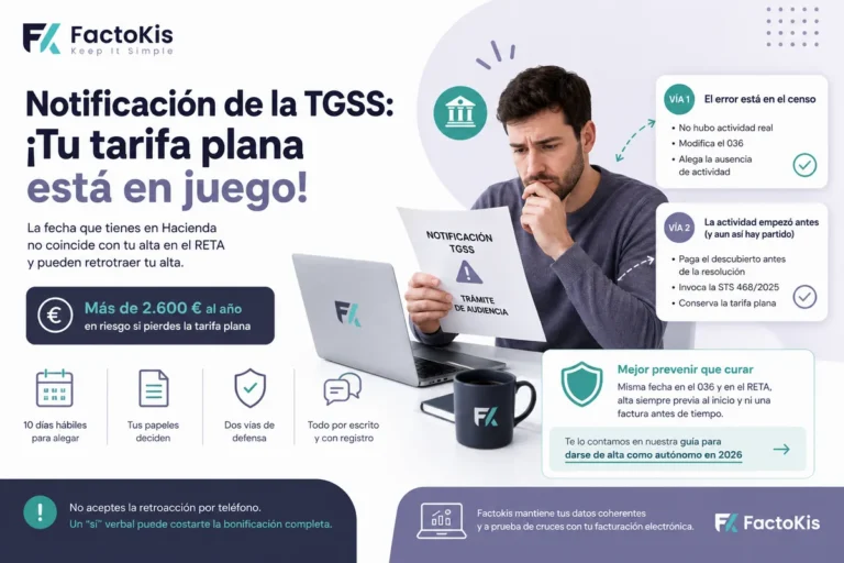 Lee más sobre el artículo ¿Fechas distintas en Hacienda y la Seguridad Social? Así se salva la tarifa plana